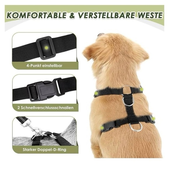 NWT-LUKOVEE-DOG HARNESS SEATBELT FOR CAR-SIZE SMALL - Picture 3 of 7